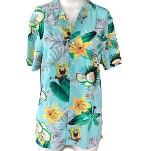 Nickelodeon NWT Sponge Bob SquarePants blouse shirt small.  0693